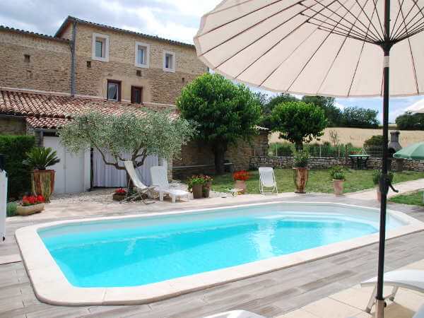 Cottage swimming pool Cevennes renting