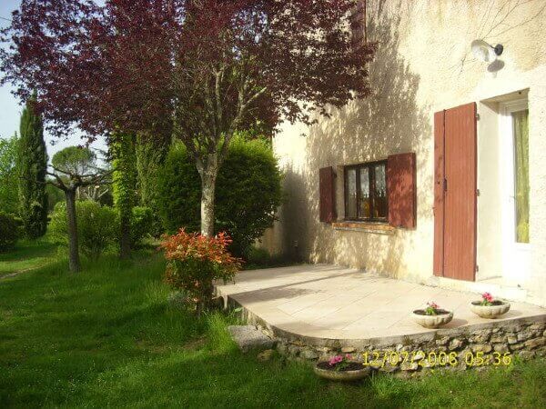 terrasse Gîte 2 personnes en Occitanie Location