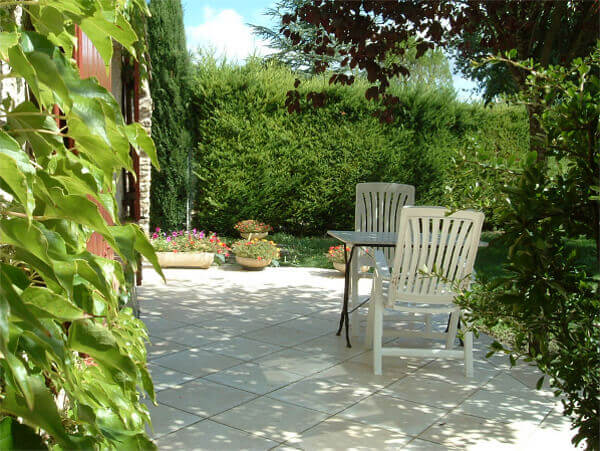 terrasse Gîte 2 personnes Cévennes